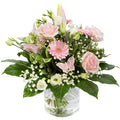 Eco Pink and White Vase