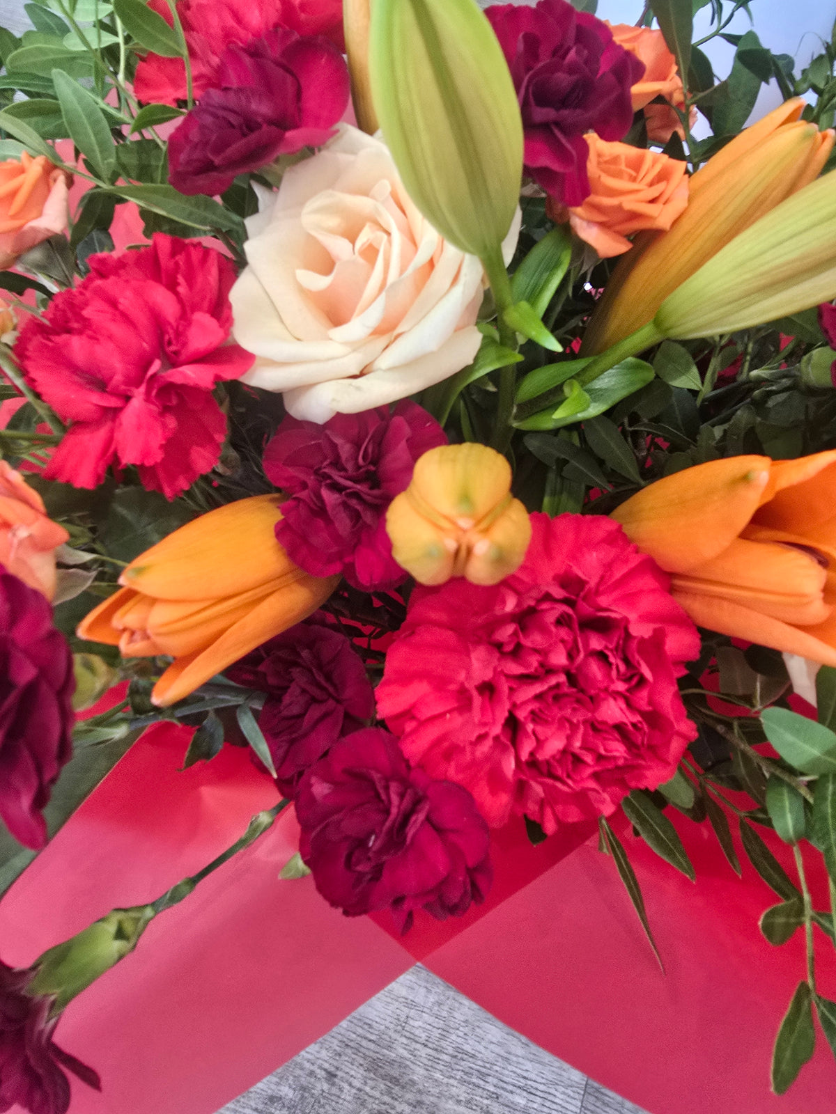 Ruby Sunset Bouquet