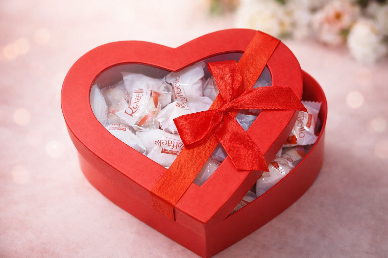 Heart-Shaped Raffaello Gift Box