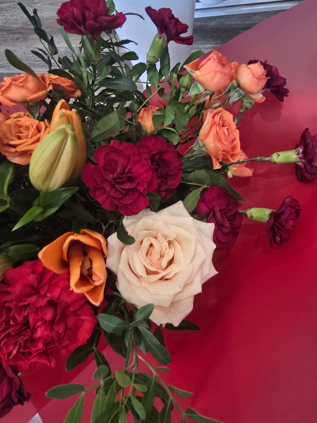 Ruby Sunset Bouquet