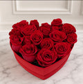 Luxury Red Rose Heart Box