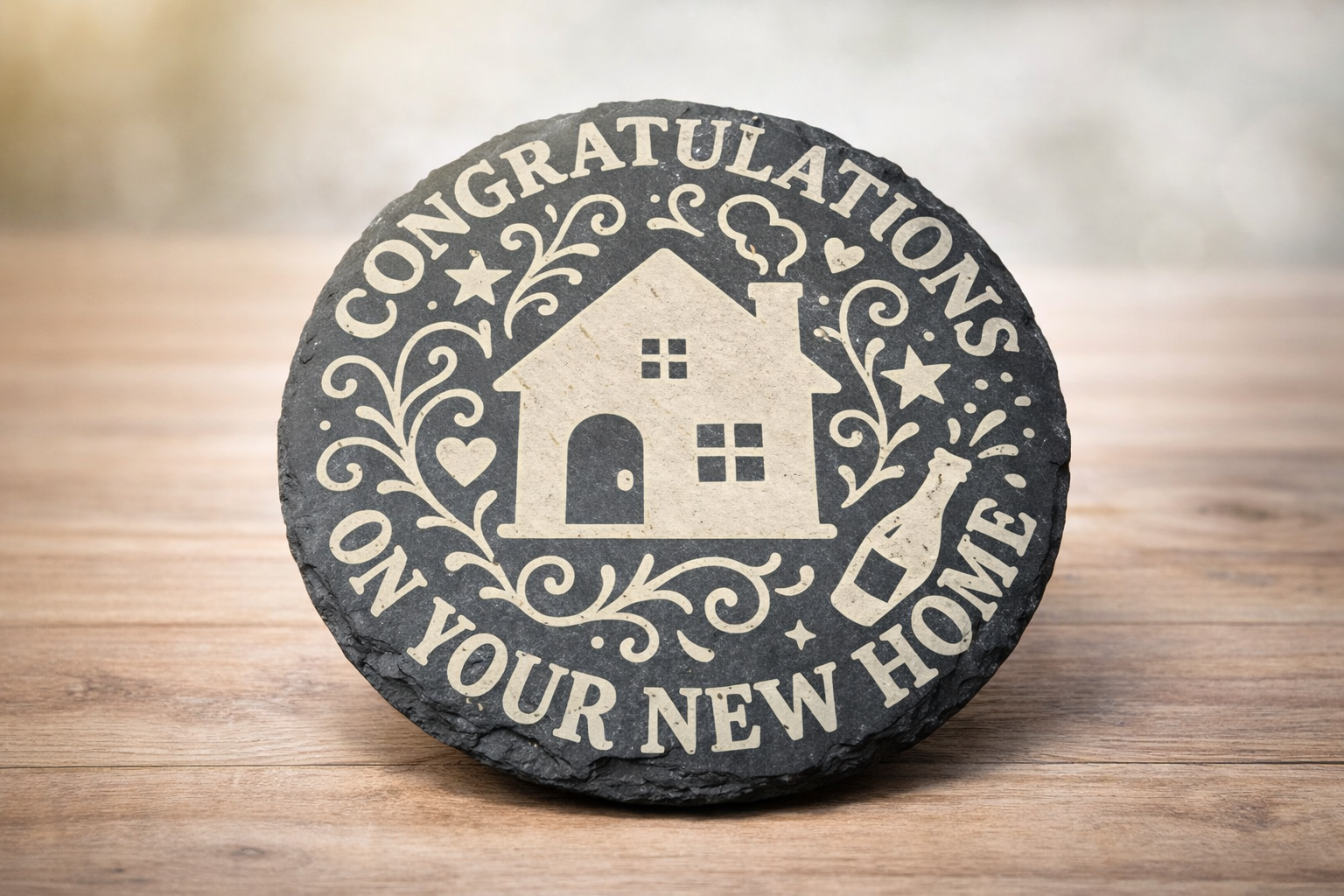 Congratulations on Your New Home – Slate Plaque