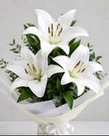 Bouquet of 3 White Lilies